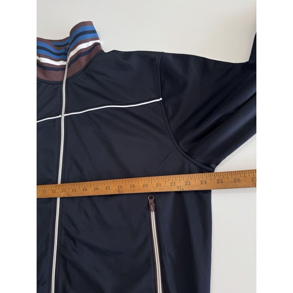 Vintage Eighty Eight Sport‎ Track Jacket Sweater Full Zip Striped Mens XL - Picture 4 of 6